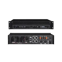 Amplificateur de puissance professionnel à 2 canaux 2x600W en aluminium métallique pur post-scène haute puissance T-600 pour usage domestique