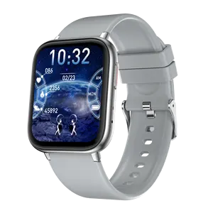 Relógio inteligente com tela de toque TFT de 1,72 polegadas BT V5.0 V3.0, com suporte para discagem e mensagens, frequência de chamada, pressão arterial, relógio de pulso