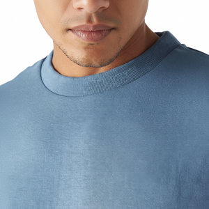 Camiseta 100% Algodón para Hombre, Corte Holgado, Fabricante OEM ODM al por Mayor, Impresión de Logotipo Personalizado, Alta Calidad - Product Image 1