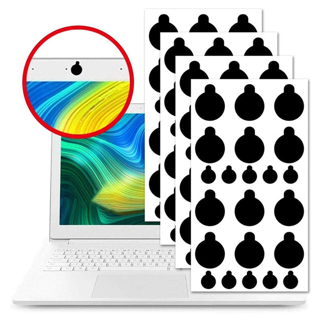 Reusable Laptop's Webcam Stickers Removable Original Camera Dots Webcam Vinyl Covers Privacy Stickers for Lens