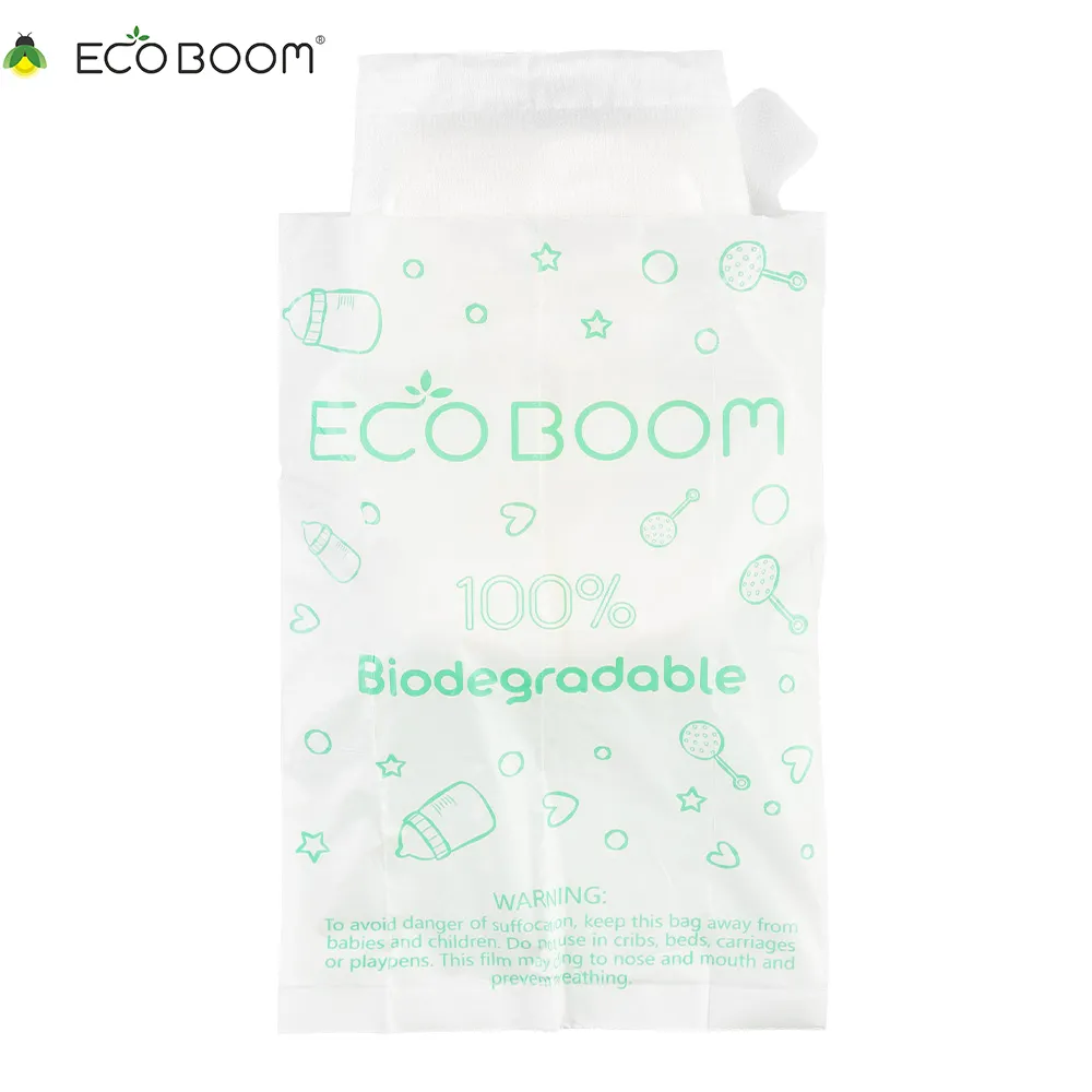 エコブーム生態学的自然持続可能な竹パートナーディーラーおむつゴミ袋