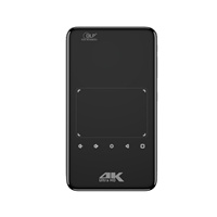 Mini Proyector DLP de Bolsillo S90 Compatible con 4K, con Android 9, Batería Integrada, Sonido Estéreo HIFI, WIFI, para Cine en Casa