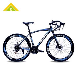 Vélo de route en acier <span class=keywords><strong>carbone</strong></span> de haute qualité 700C, 21 vitesses, freins à disque doubles - Product Image 1