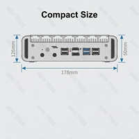 Mini PC Router Intel N100 N150 al por mayor, Quad Core, Multi LAN 2.5G, AMD FP5 R2314, compatible con Pfsense Firewall Thin Client y Ubuntu