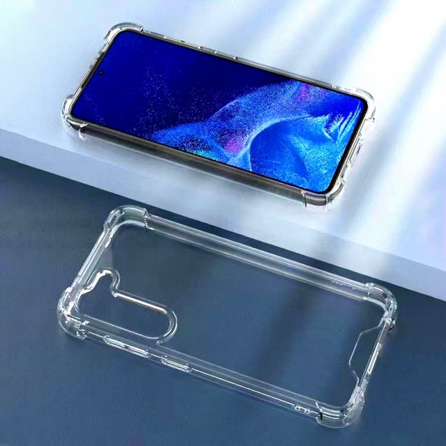 Luxury Clear TPU Shockproof Bumper Phone Case for for S21 S22 S23 S24 S25 S26 Plus Ultra