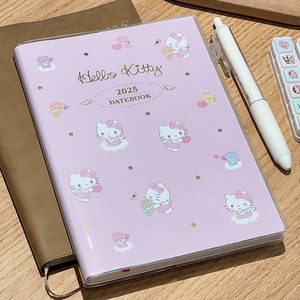 Agenda Semanal A5 Kawaii con Diseño <span class=keywords><strong>de</strong></span> Gato Rosa, <span class=keywords><strong>Tapa</strong></span> <span class=keywords><strong>Dura</strong></span>, <span class=keywords><strong>Cuaderno</strong></span> <span class=keywords><strong>de</strong></span> Registro <span class=keywords><strong>de</strong></span> Trabajo, Calendario para Estudiantes, con Regalo - Product Image 5