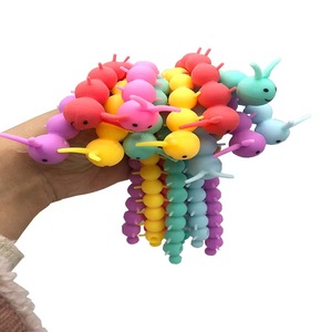 Juguete de Gusano Elástico Caterpillar Fidget, Gusano de Juguete Sensorial para Niños - Product Image 4