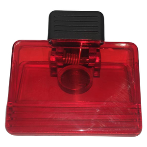 Promotie Rechthoek Grote Kantoor Koelkast Magneet Tas <span class=keywords><strong>Clip</strong></span> Magnetische Memo Doorzichtige Plastic Paperclip Koelkast Magneet Clips