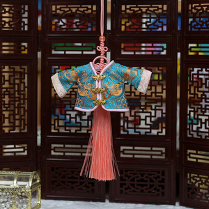 Ancient Style Doll Clothing Pendant Zsiga Gazi <b>Sister</b> Themed Tassel Zinc Alloy Unisex Gift <b>Charm</b> - Product Image 2