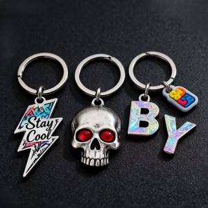 Portachiavi in metallo personalizzato in fabbrica portachiavi per animali domestici Tag portachiavi unico può specificare il colore del modello e il Logo portachiavi fortunato - Product Image 2