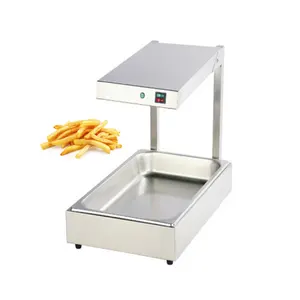 Stainless steel french fries warmer counter top chips warmer