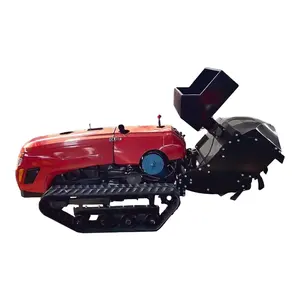 New designed agricultural machinery and equipment remote control mini crawler cultivator for sale