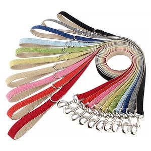 Conjunto de <span class=keywords><strong>collar</strong></span> y correas de perro personalizado de algodón de cáñamo 100% orgánico Natural de lujo de diseñador respetuoso con el medio ambiente - Product Image 1