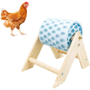 <b>Wooden</b> chicken beak grinder with calcium stones and <b>wooden</b> frame. Adds fun to your pet's beak. - Product Image 5