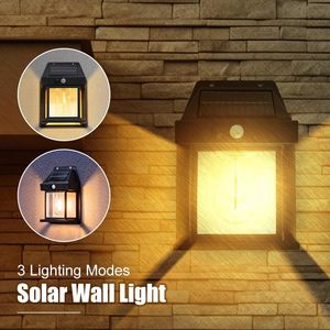 Energy Saving IP65 Waterproof <b>Motion</b> <b>Sensor</b> Solar Outdoor Wall-Mounted <b>LED</b> Garden <b>Light</b> with 6000K Daylight and Dimmable Feature - Product Image 2
