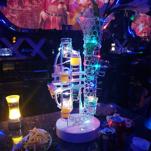 Estante para Vasos de Cóctel Personalizado con Luces de Siete Colores para Discotecas, KTV, Fiestas, Vasos de Chupito con Forma Única - Product Image 3
