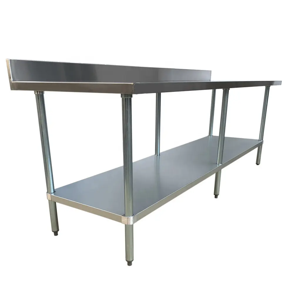 muti-functional kitchen work table/SUS304 worktable for restaurant/China made kitchen equipment