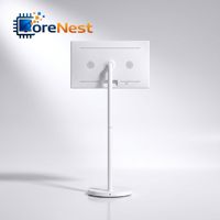 CoreNest - Pantalla Inteligente Portátil para Exteriores, Pantalla Táctil Android con Ruedas, Pantalla Móvil con Batería, Pantalla Inteligente para Acampar