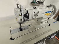 Máquina de coser industrial de una aguja de alta resistencia JUKI LU-1508N con arrastre superior para coser cuero y sofás, en venta