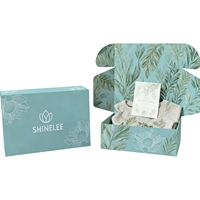 Boîte d'expédition rigide en carton ondulé avec logo personnalisé gratuit, pelliculage mat, estampage à chaud or, finition mate, matériaux recyclés, pour vêtements