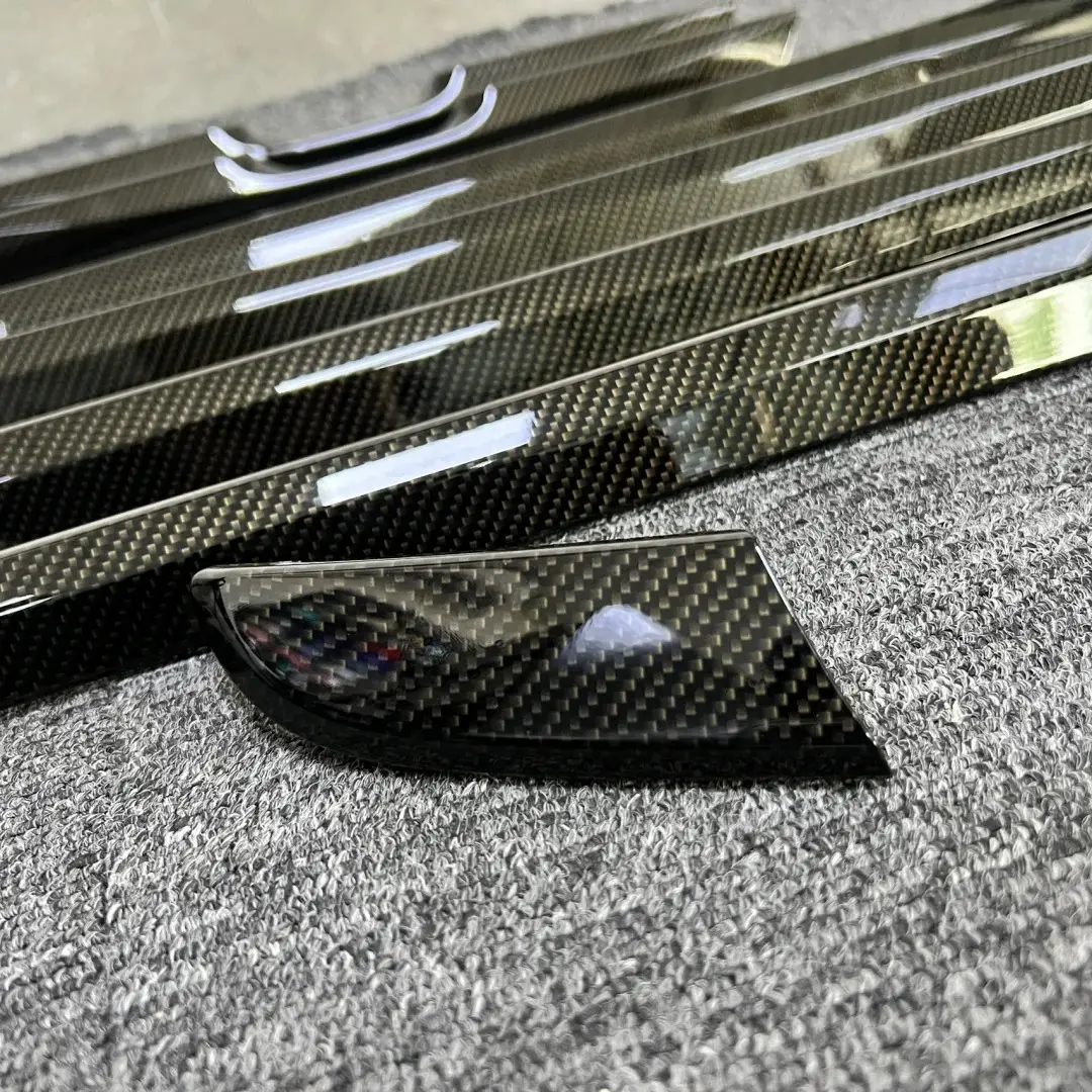 Auto Carbon Fiber Car Wrap Vinyl Film 7d Carbon Black Gold For Interior Decoration