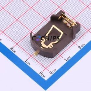 BS-08-B2AA036 Button & Strip Battery Connector SMD Connector Battery Holder CR2032 Phosphor Bronze - Product Image 1