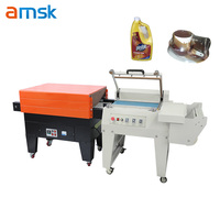 BS-G4525+4030 Machine d'Emballage Rétractable Semi-Automatique à Tunnel de Chauffage pour Bouteilles PET d'Eau avec Scelleuse de Film à Membrane Semi-Automatique