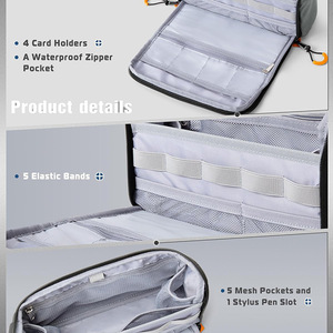 Bolsa Organizadora de Cables y Accesorios Electrónicos de Viaje, Personalizada de Fábrica, de Nailon y Poliéster, con Múltiples Compartimentos, Portátil - Product Image 2