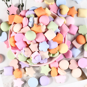 Thân Thiện Với Môi Frosted <span class=keywords><strong>Macaron</strong></span> <span class=keywords><strong>DIY</strong></span> Kem Keo Điện Thoại Trường Hợp Nhựa Phụ Kiện Năm Cánh Sao Trái Tim Nghệ Thuật Kẹp Tóc Tình Yêu Phong Cách - Product Image 1