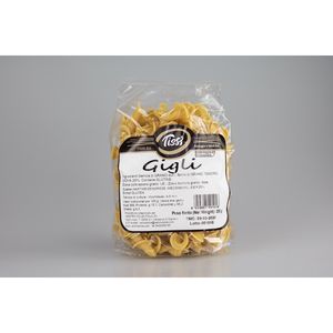 Pasta Gigli Italiana Friuliana Tissi, Hecha a Mano con Trigo Duro y Huevos, Forma Especial, 250g X 12 Unidades, Cocinar 4-6 Minutos, Al Dente - Product Image 1