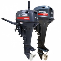 YAHATSU 2 Tak 9.9hp Mesin Motor Perahu Luar Papan (Outboard) Kompatibel dengan Motor Perahu YAMAHA Asli dan Suku Cadang untuk Pasar Rusia