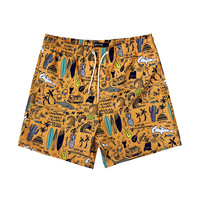 Shorts de plage Nene transfrontaliers classe A pour hommes, séchage rapide, grande taille, coupe ample, doublure intégrée, jambe droite, en nylon/cachemire