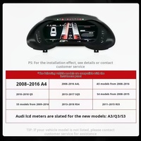 Compatible avec Apple et Android CarPlay, les rétrofit de tableau de bord LCD sont compatibles avec Audi A4/A5/Q5/RS5/S5.