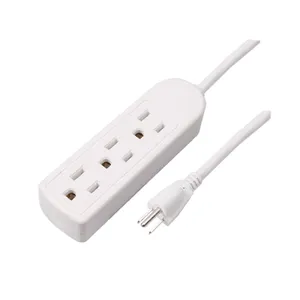 Enchufes eléctricos hoja de cobre de 0,4mm en tira de alimentación enchufe estándar moderno de EE. UU.