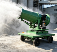 Canon mobile multifonctionnel de suppression de la poussière, pulvérisateur de brume d'eau, machine à canon à brouillard