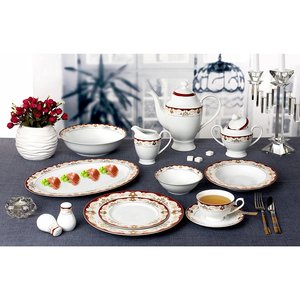 Eco-Friendly 47pcs Porcelain <strong>Dinnerware</strong> <strong>Set</strong> /Tableware <strong>Set</strong> Service <strong>for</strong> <strong>8</strong> - Product Image 5