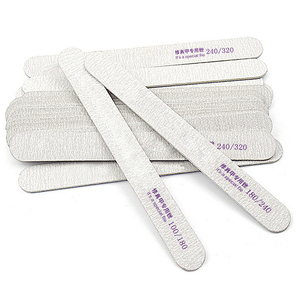Wholesale Professional Custom Logo Emery Board Manicure Pedicure Art Tools Double-Sided Nail File Set 100/180 Grit Nail File