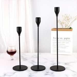 En gros, Candelabres hauts en métal doré, porte-bougies de mariage, ensembles de supports et centres de table en laiton pour table de mariage - Product Image 5