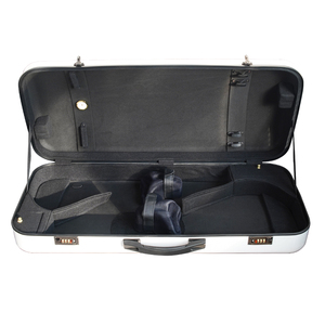 Estuche Doble Resistente a los Arañazos <span class=keywords><strong>de</strong></span> Fibra <span class=keywords><strong>de</strong></span> Carbono Compuesta para Violín y <span class=keywords><strong>Viola</strong></span>, con Resistencia a la Presión y Portabilidad - Product Image 3