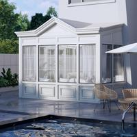 Panneau de verre isolant à double vitrage durable de grande taille 30 ㎡   Serre domestique pour la maison, idéale pour les salles de sport et les cafés