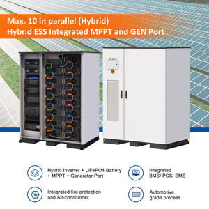 Système de stockage d'énergie industriel et commercial tout-en-un DEMUDA 215 kWh 100 kW avec batterie LiFePO4 + onduleur hybride + MPPT + port GEN - Product Image 3