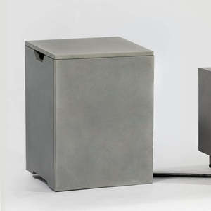 Modern Freestanding Patio Gas Cylinder Cover with Mgo Material Painted Surface for Outdoor Use Portable Design <b>Fire</b> <b>Pits</b> Tank - Product Image 3