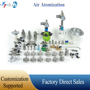 Pulvérisateurs de nettoyage Anti-goutte mélange d'eau buse d'atomisation en acier inoxydable pulvérisation pneumatique buse d'atomisation d'air buse de brouillard sec - Product Image 6