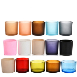 Toptan özel logo lüks 4oz 8oz zarif boş fantezi isıya dayanıklı yuvarlak mum yapımı için şeffaf cam kavanozlar ambalaj - Product Image 4