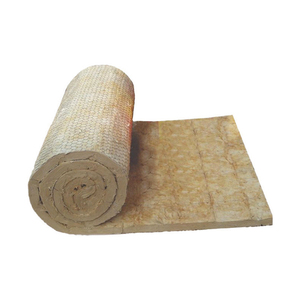 Laine de roche haute densité 80 kg/m³ 100 kg/m³ en rouleau avec treillis métallique pour isolation thermique - Product Image 1