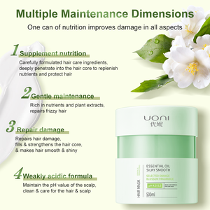 Marque privée Huile de <span class=keywords><strong>macadamia</strong></span> personnalisée Naturel <span class=keywords><strong>Lissant</strong></span> Hydratant Soyeux Nourrissant <span class=keywords><strong>Masque</strong></span> pour cheveux aux herbes Bio - Product Image 3