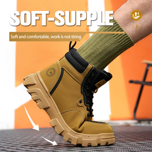Outdoor <b>Men</b> <b>Work</b> <b>Boots</b> Safety Shoes Anti-puncture Safety <b>Boot</b> <b>Work</b> Steel Toe Shoes Indestructible Desert <b>Boots</b> Protective - Product Image 6