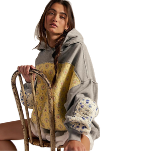 Sudadera con Capucha para Mujer, Diseño Bordado, Estilo Casual, Holgada, con Parches, para Primavera/Otoño/Invierno, en Oferta - Product Image 1