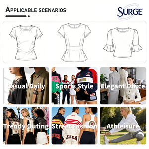 Chemisiers Bohèmes à Manches 3/4 pour Femmes, Imprimés Floraux, Col en V, Blouses Décontractées <span class=keywords><strong>Chic</strong></span>, T-shirts Graphiques, Chemises d'Été pour les Vacances - Product Image 4