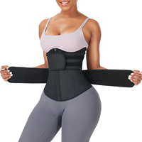 Hexin en Stock Minceur Taille Haute Gaine Amincissante en Latex et Ceinture de Sudation Façon Gaine Serre-Taille pour Femme